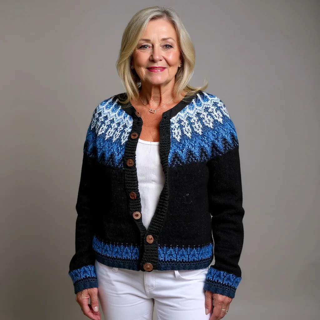 Givanna | Vintage Isländische Strickjacke - Image 2