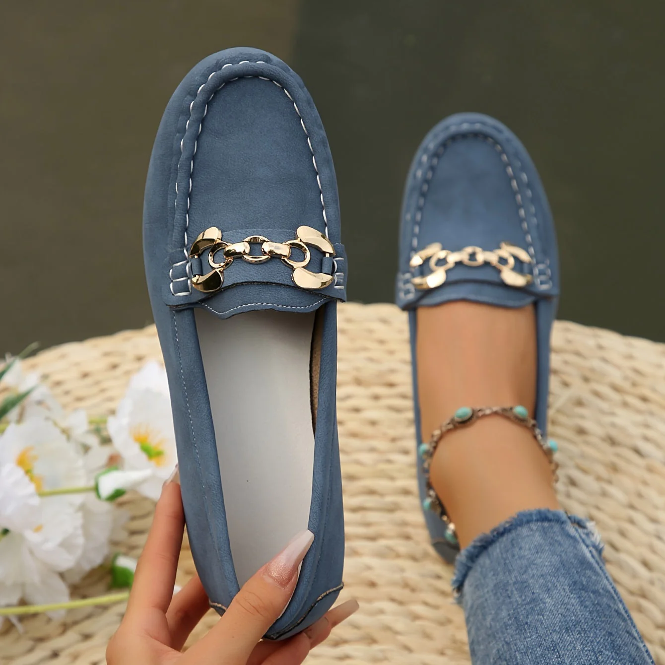 Glamora™ – Elegante Damen Glitzer Ballerinas mit Komfort Sohle - Image 3