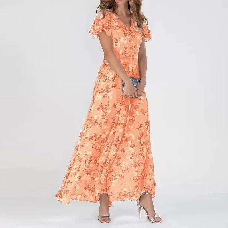 Gabriele | Damen Glamouröses Kaschierendes Maxikleid – Maxi Glamour Kaschierend 2026