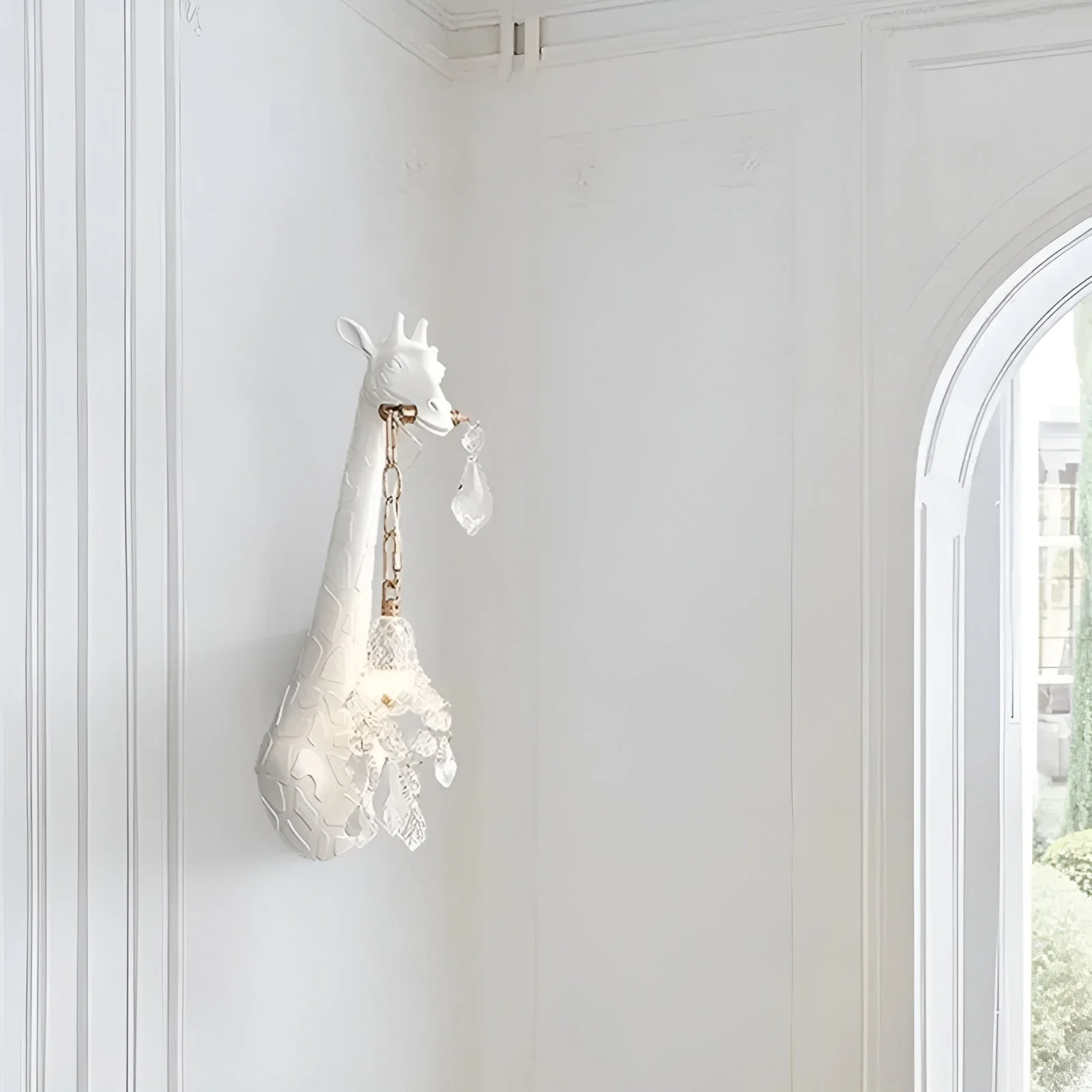 GlowNeck – Giraffenförmige LED-Wandlampe mit warmem, weichem Licht für einzigartige Einrichtung
