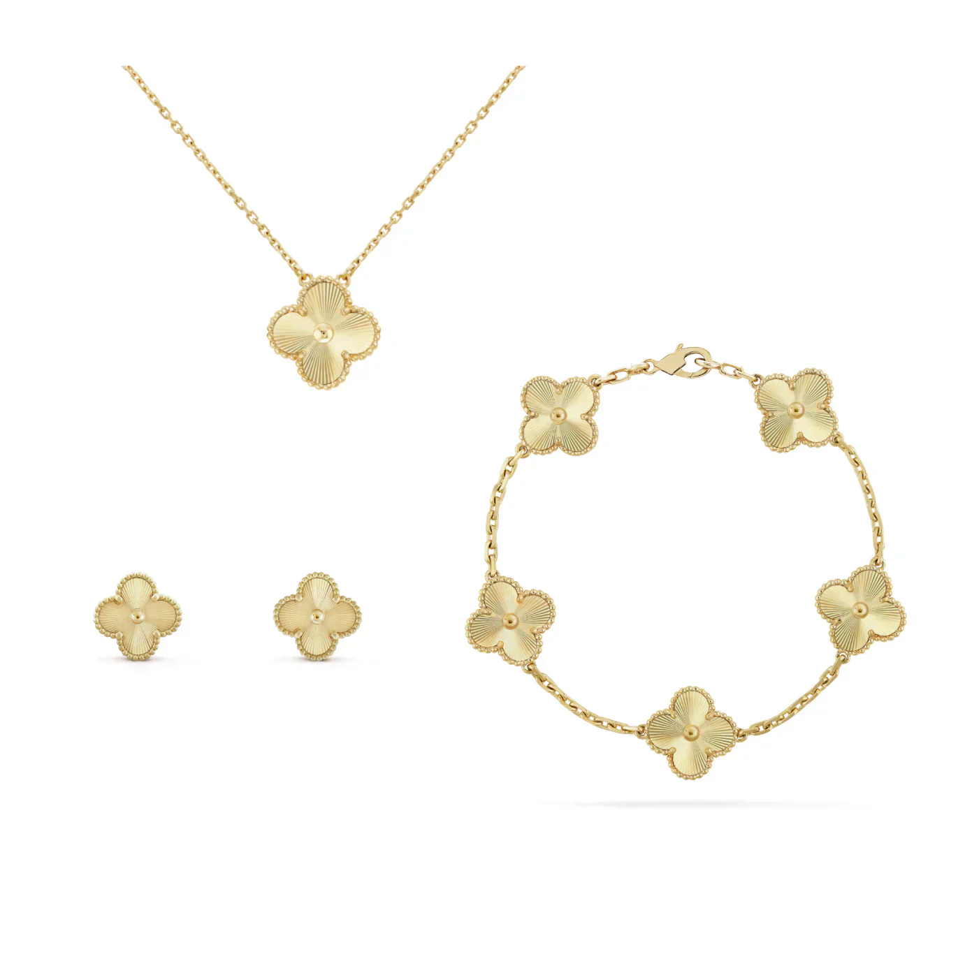 GOLD LUXE | KLEEBLATT SET