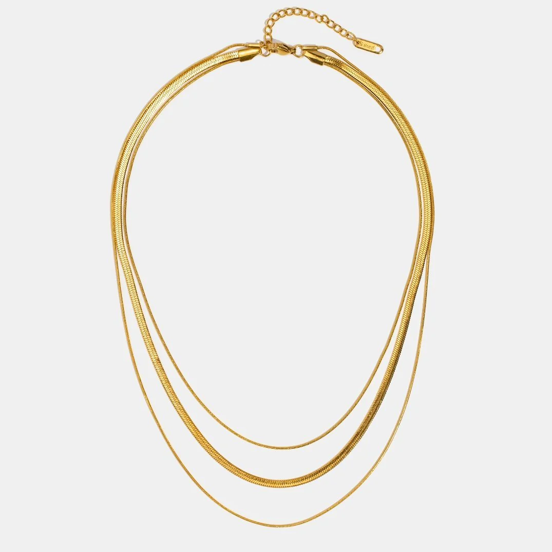 Gold Mehrschichtige Halskette - Image 6