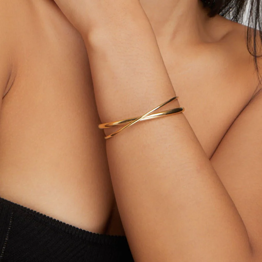 Goldene Twist-Armband - Image 2