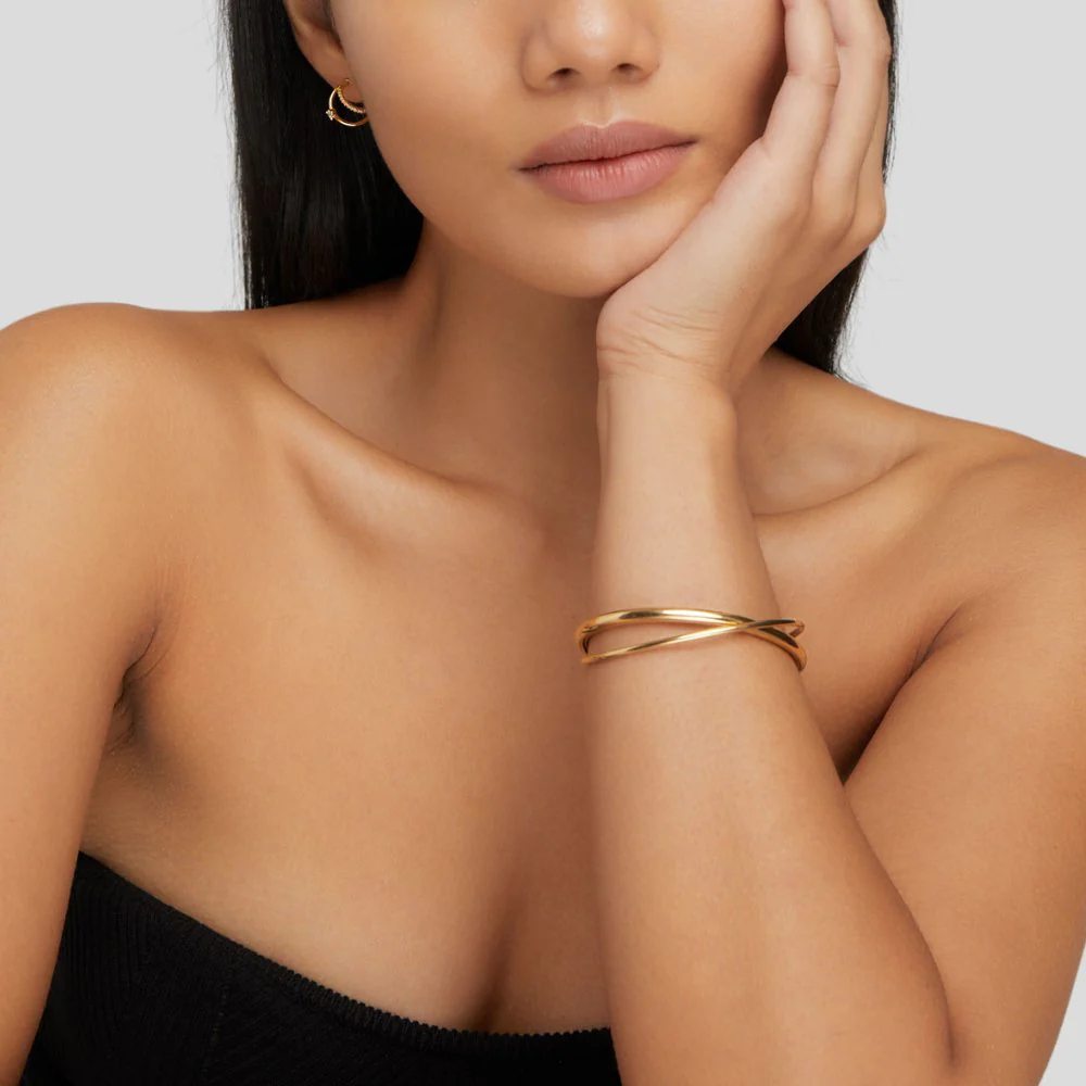 Goldene Twist-Armband - Image 4