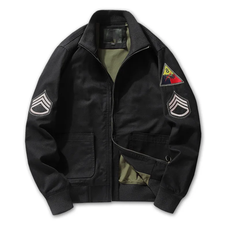 GÖTZ - BOMBERJACKE MIT MILITÄRISCHEN AUFNÄHERN - Image 6