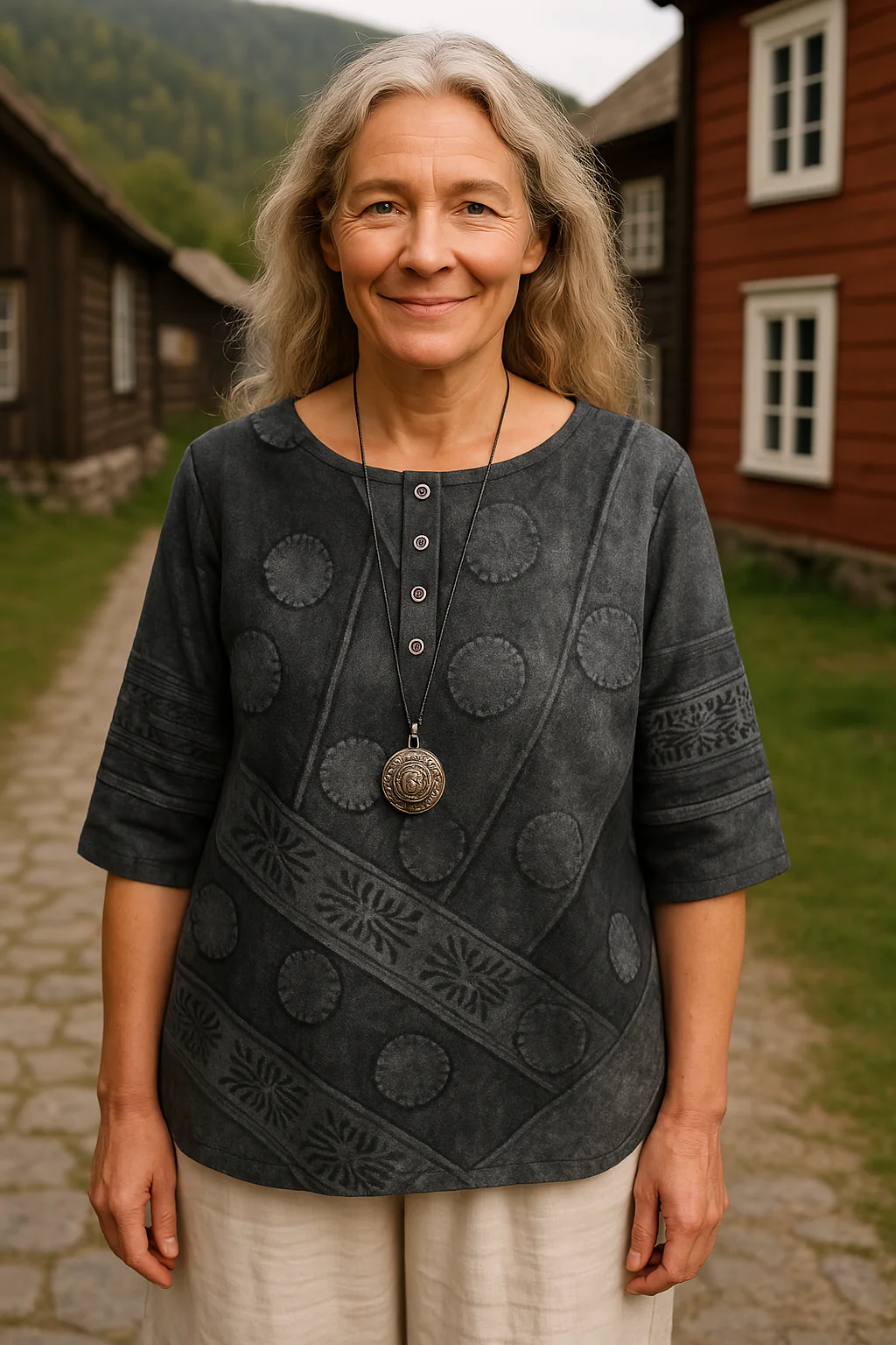 Greta™ | Bequeme und farbenfrohe Bluse mit halblangen Ärmeln - Image 5