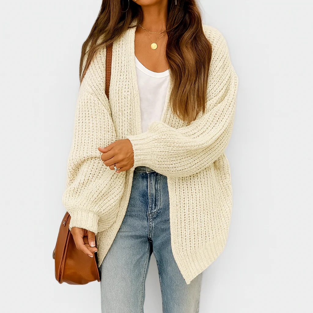 Grobe Strickjacke – Entspannte Passform mit mühelosem Stil - Image 5
