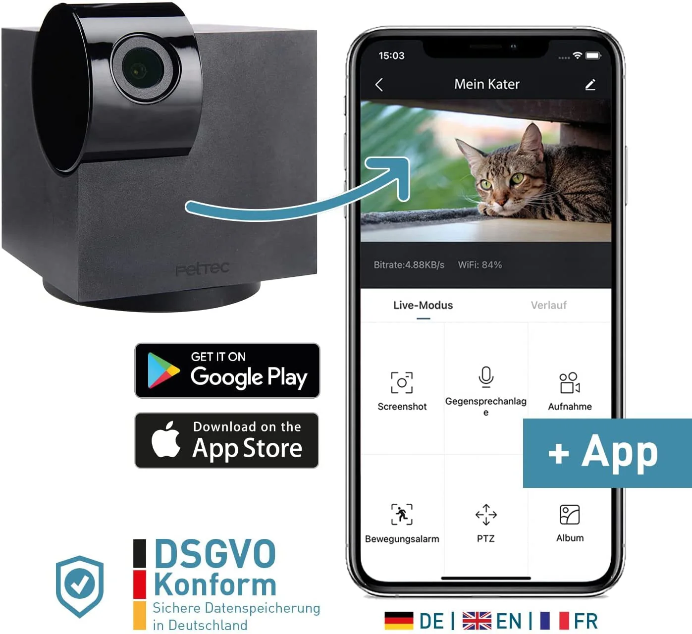 GuardianPaw - 360° Kamera für Haustiere - Image 2