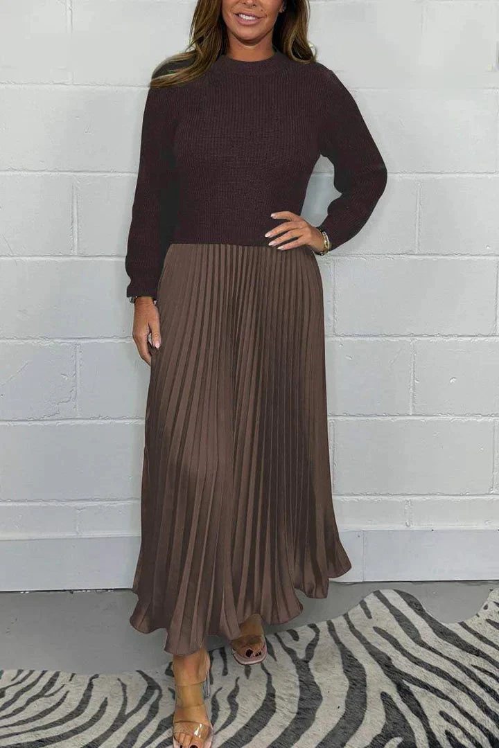 GUL - LANGES KLEID MIT PULLOVER-DESIGN UND ROCK - Image 3
