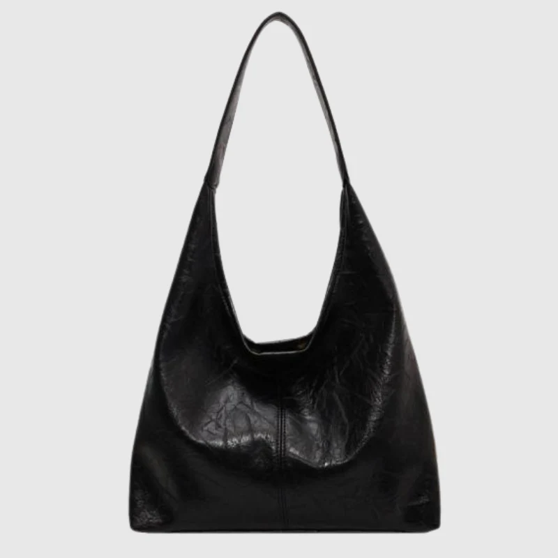 Halbrunde Umhängetasche Damen aus Kunstleder im Vintage-Look – Geräumige Crossbody Bag für Alltag und Ausgehen