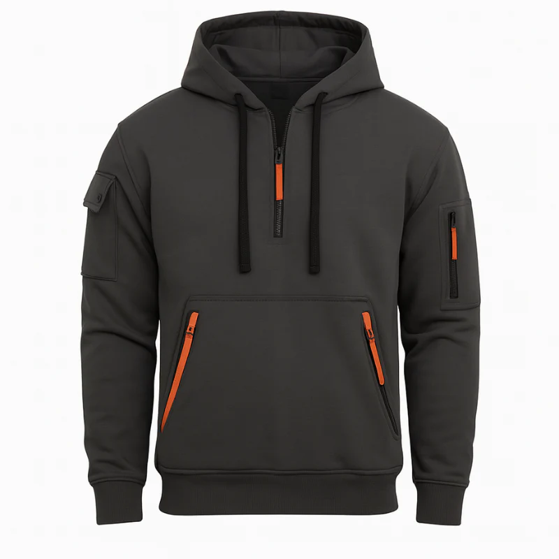 Halfzip Hoodie für Herren – entspannter und stylischer Freizeitpullover - Image 4