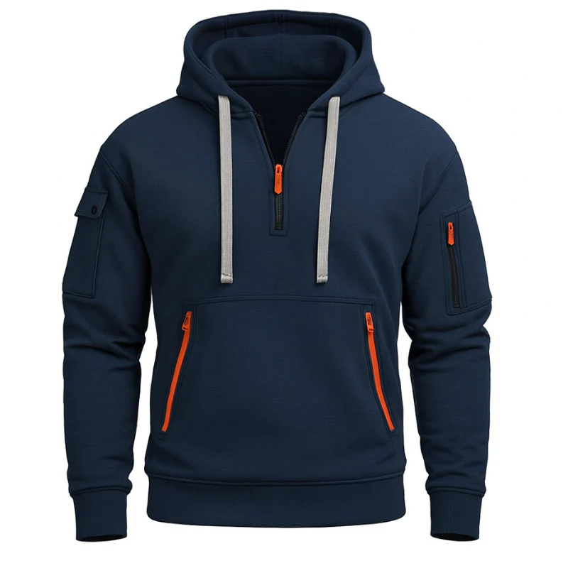 Halfzip Hoodie für Herren – entspannter und stylischer Freizeitpullover - Image 7