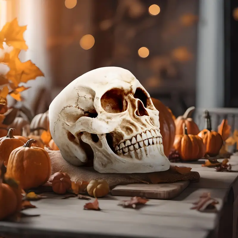 Halloween-Kopfmodell – Lebensgroße 7–9 Zoll Dekoration für Zuhause und Party - Image 4