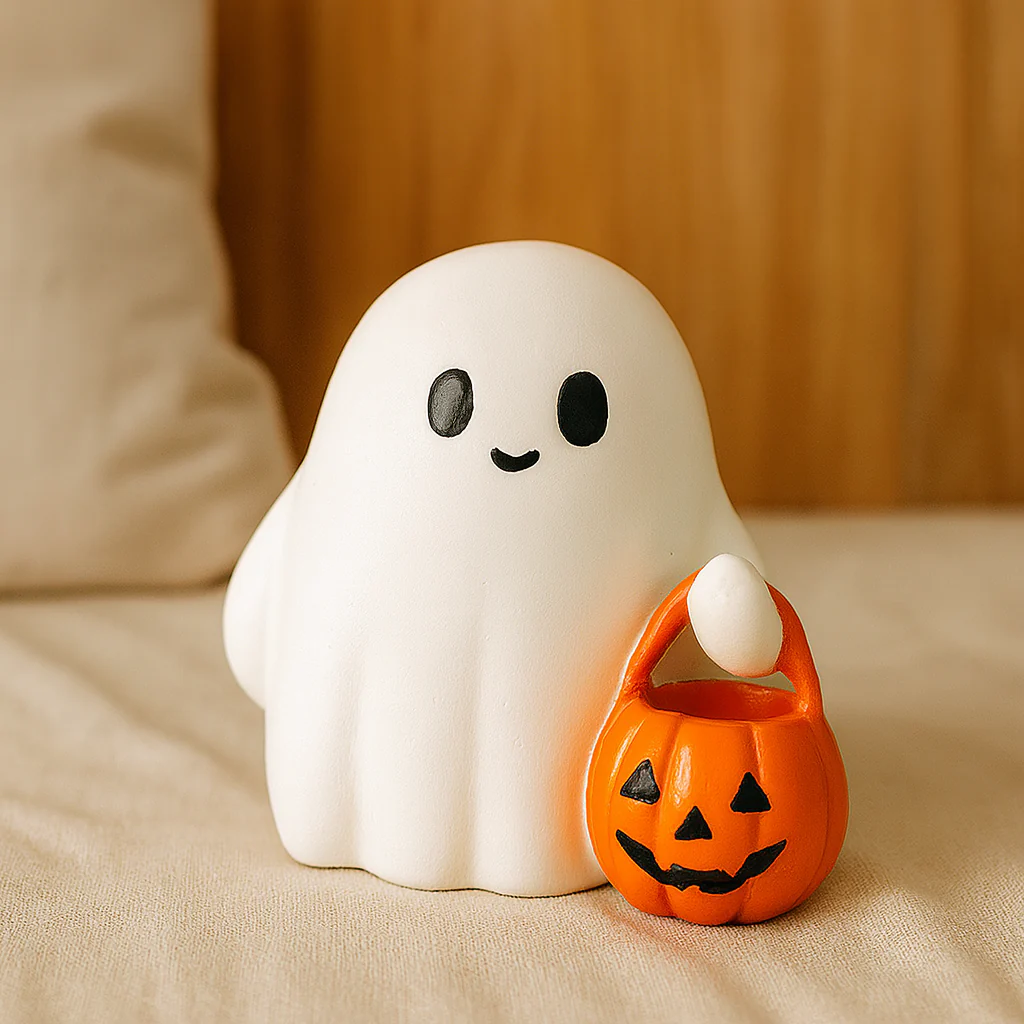 Halloween-Kürbis aus Harz – Dekoratives Tischornament