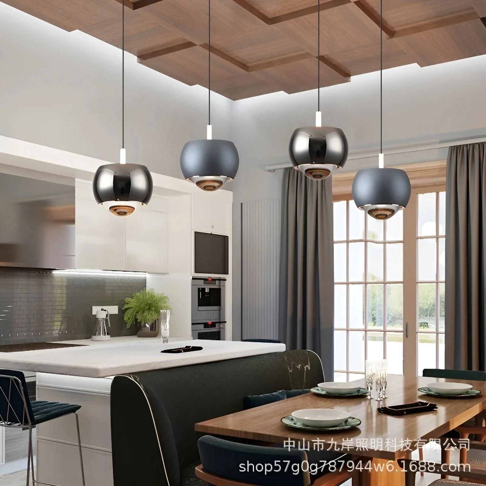 HaloForm – Minimalistische Pendelleuchte mit LED-Licht und elegantem kreisförmigem Design - Image 3