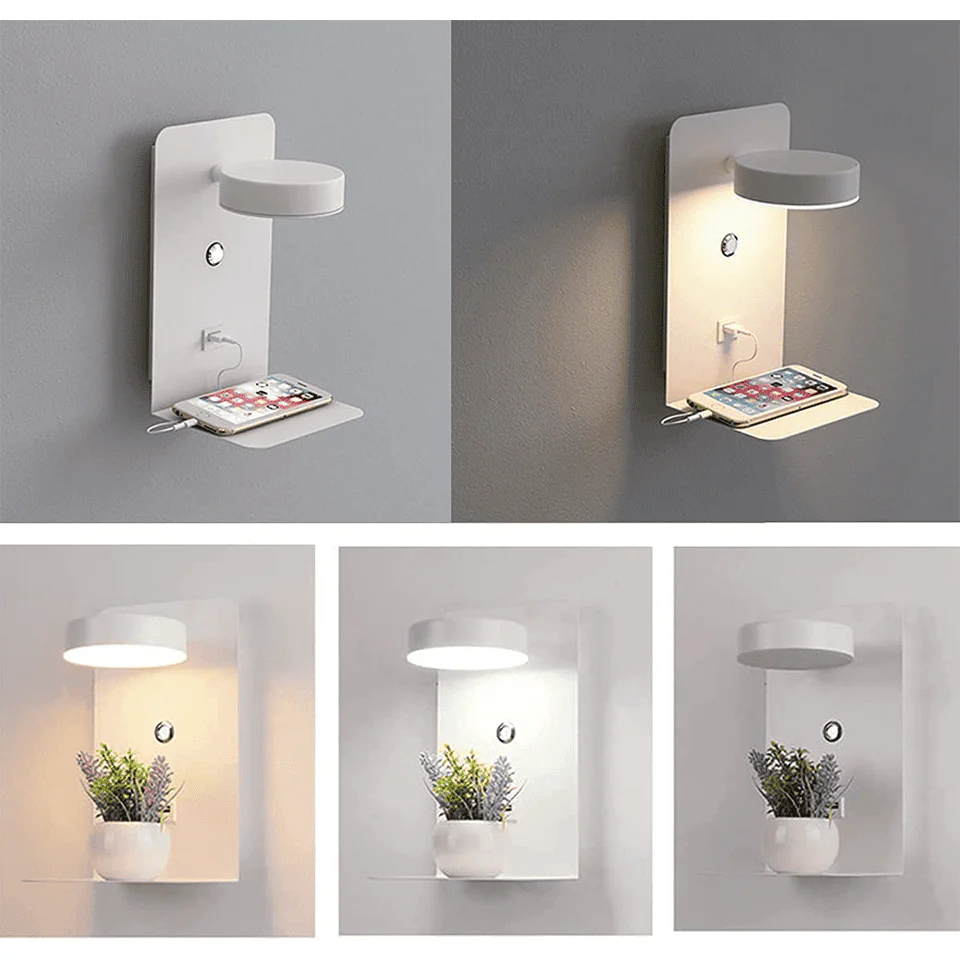 HaloRest Wandleuchte – Skandinavische Bettbeleuchtung mit warmem Licht - Image 4