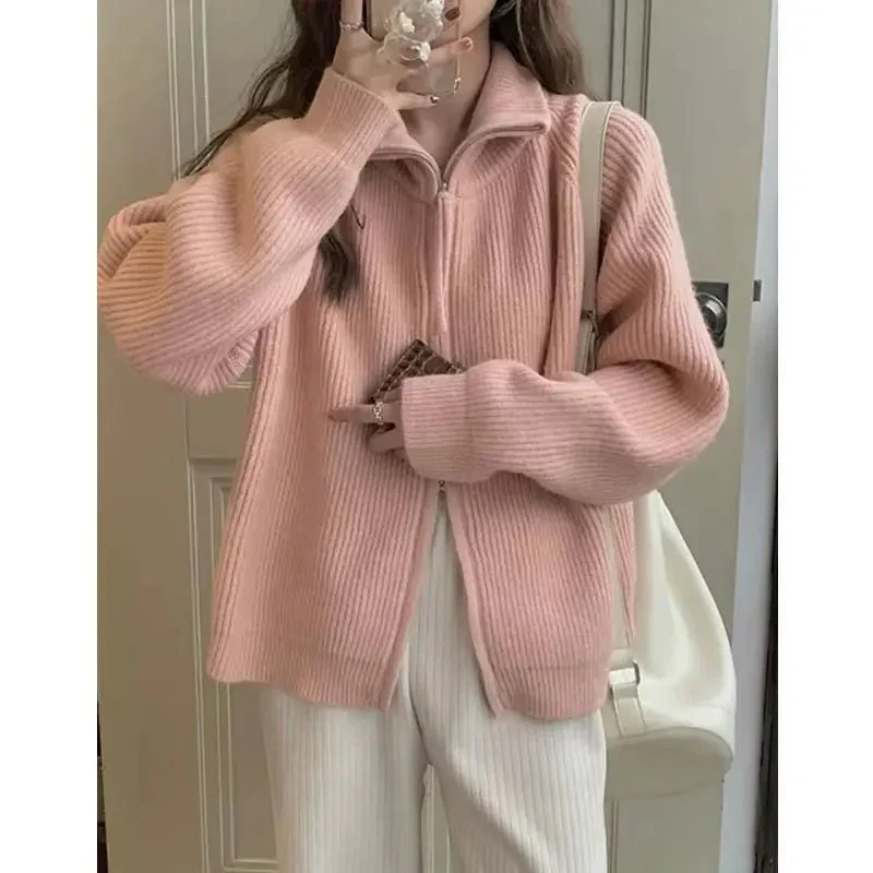 Halsey Strickjacke mit Reißverschluss - Image 3