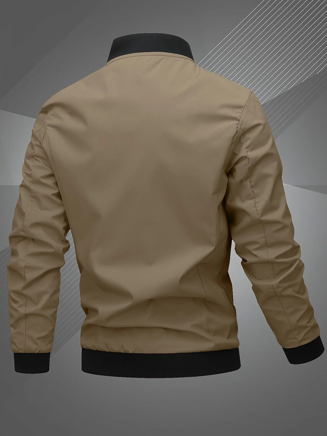 Hammond – Lässige Bomberjacke Mit Langen Ärmeln - Image 2