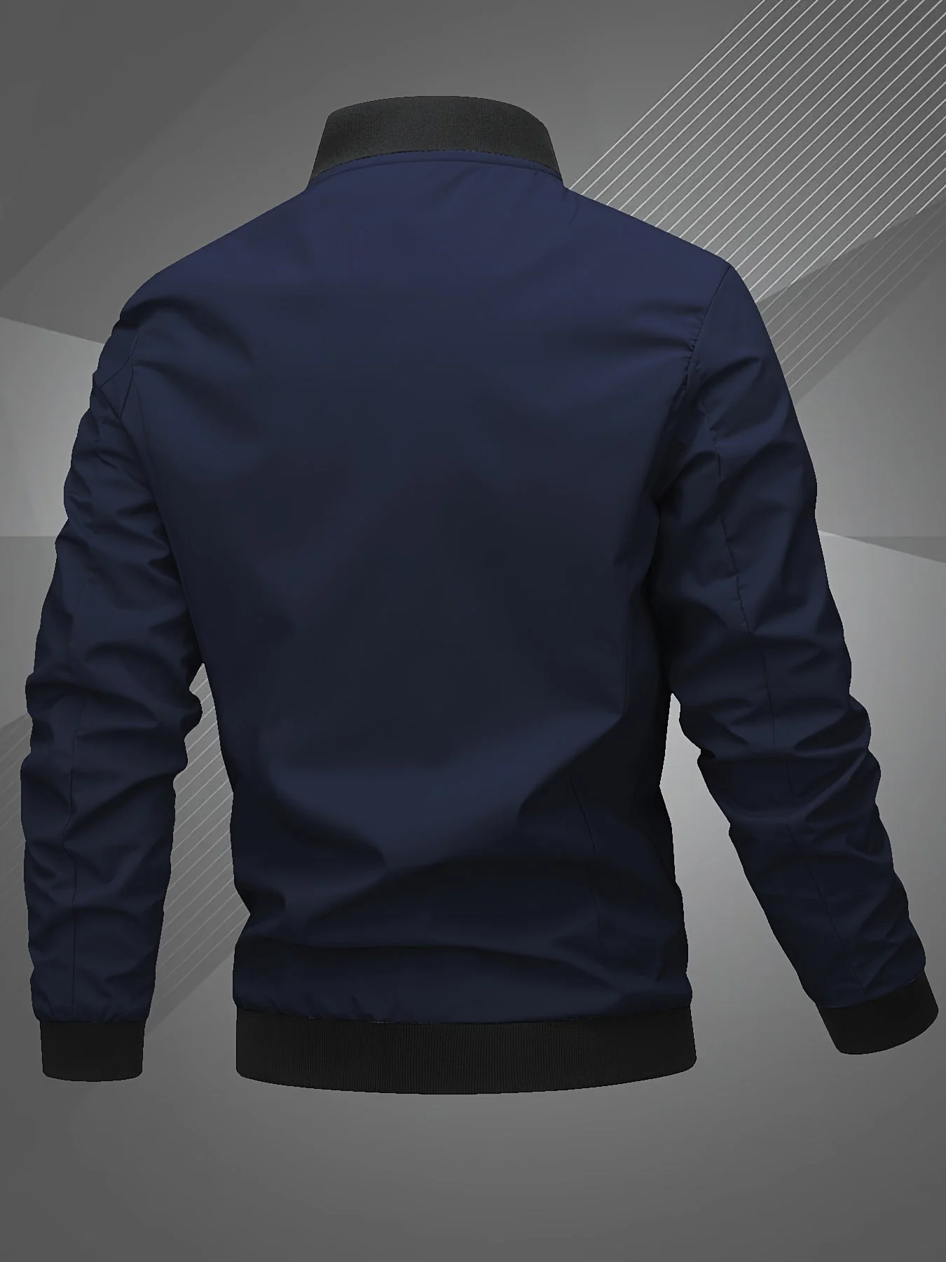 Hammond – Lässige Bomberjacke Mit Langen Ärmeln - Image 4