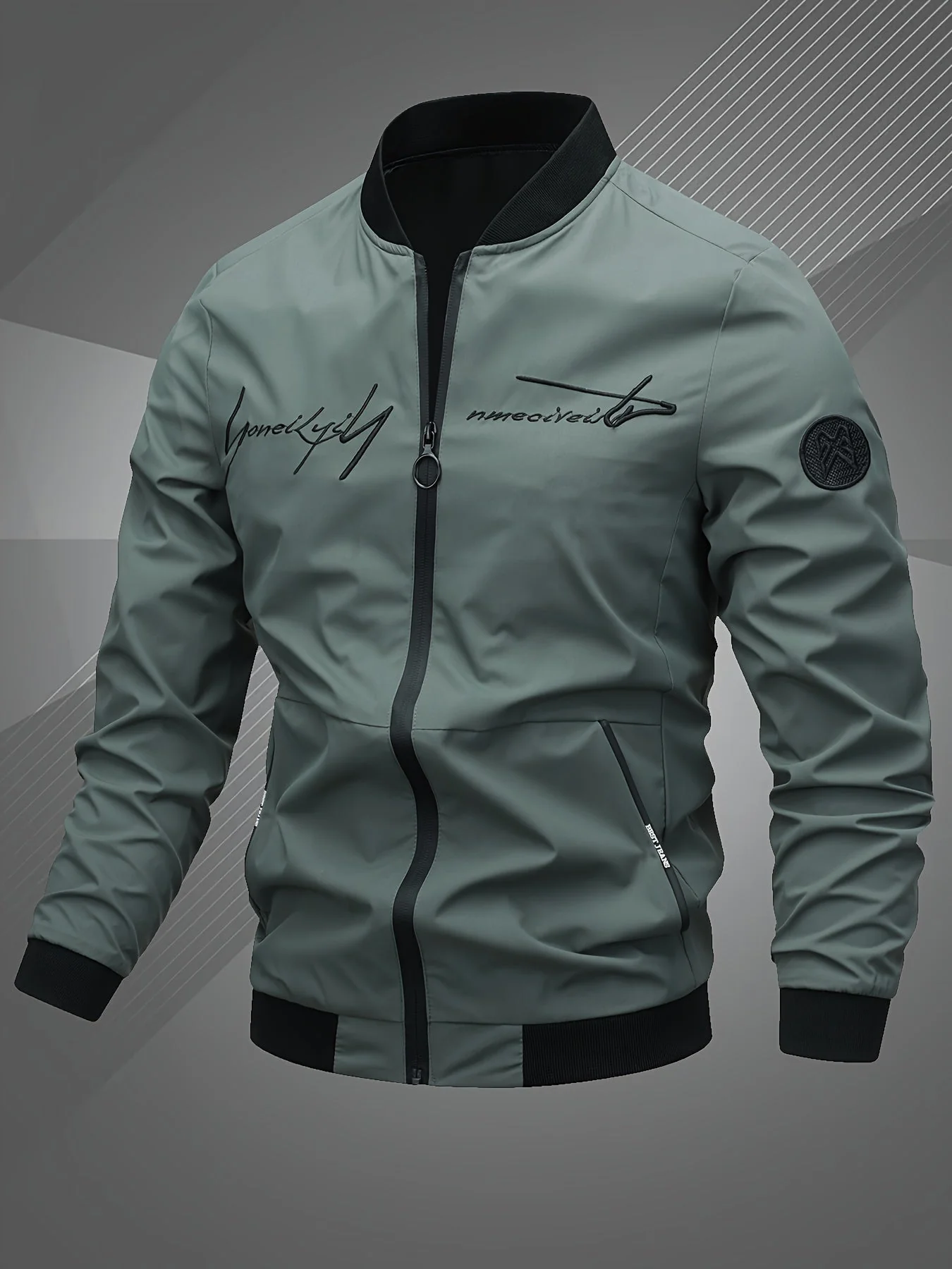Hammond – Lässige Bomberjacke Mit Langen Ärmeln - Image 5