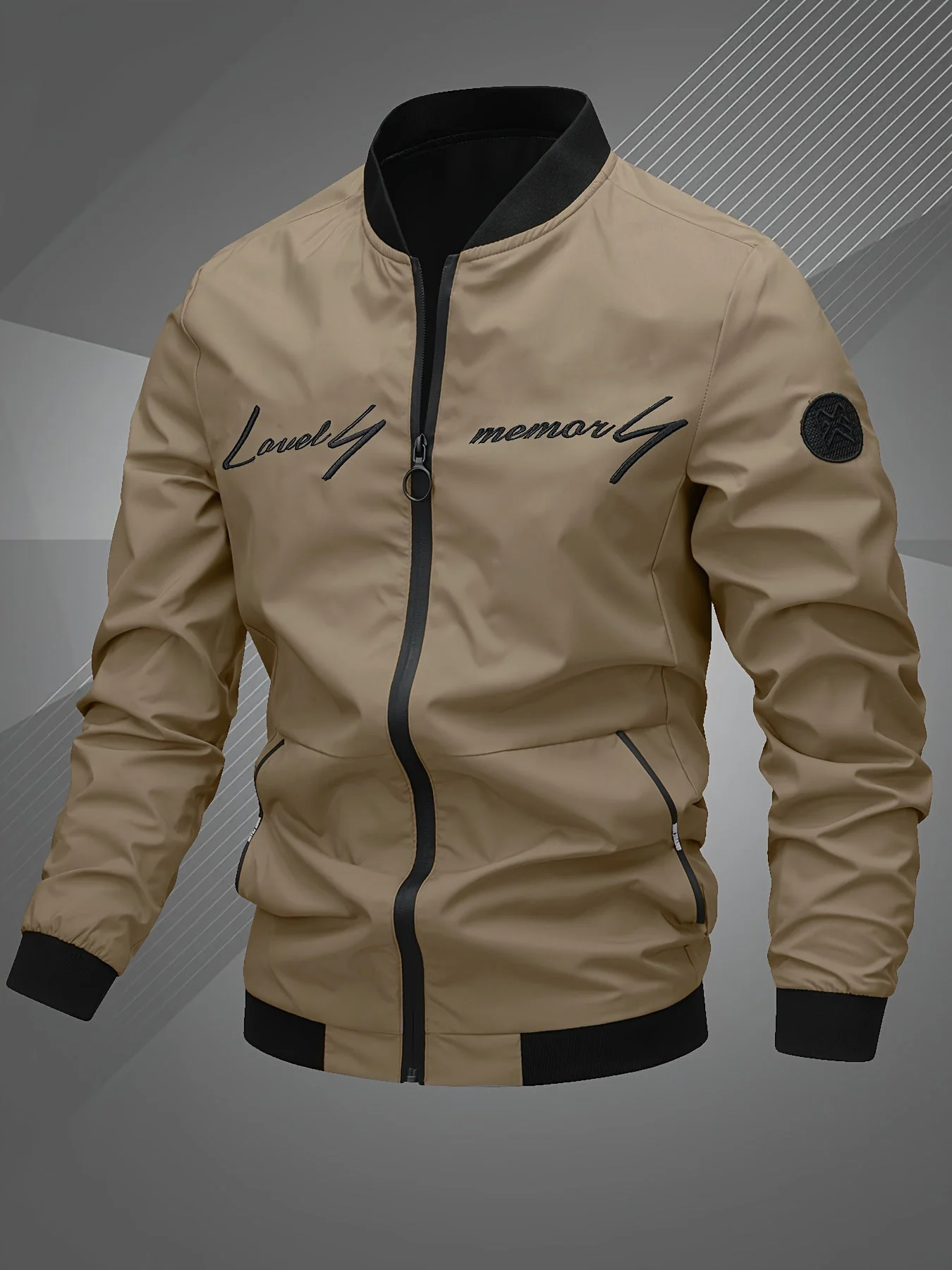 Hammond – Lässige Bomberjacke Mit Langen Ärmeln - Image 6
