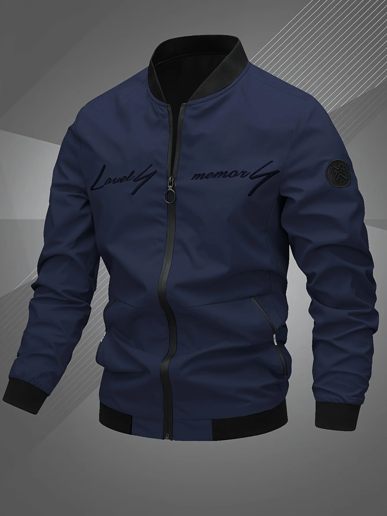 Hammond – Lässige Bomberjacke Mit Langen Ärmeln - Image 8