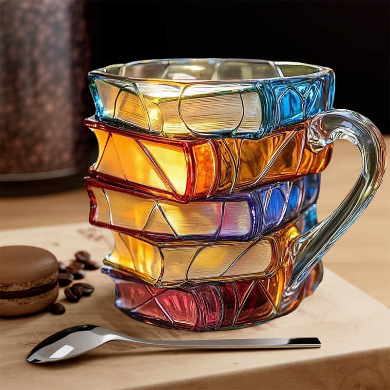Handgemachte 3D Leseglück-Tasse - Original - Image 2