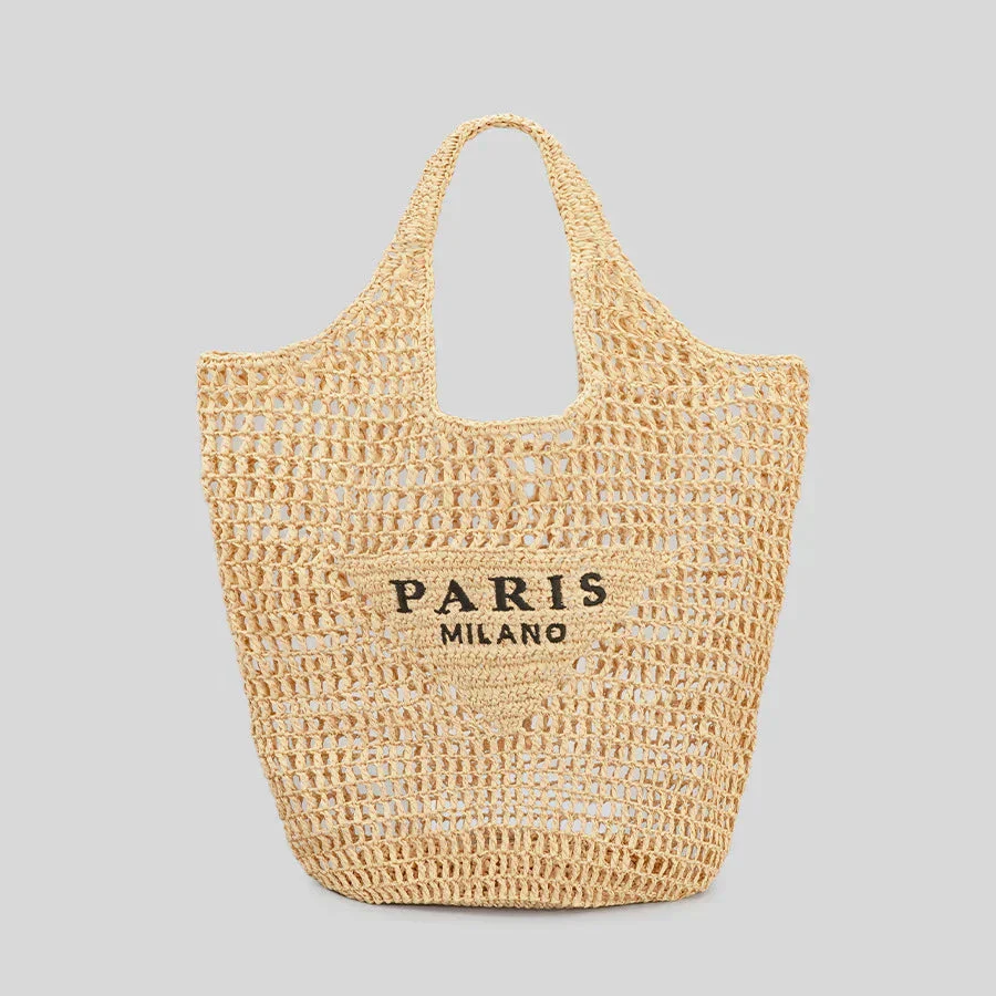 Handgewebte Strandtasche für Damen – schickes und strapazierfähiges Design