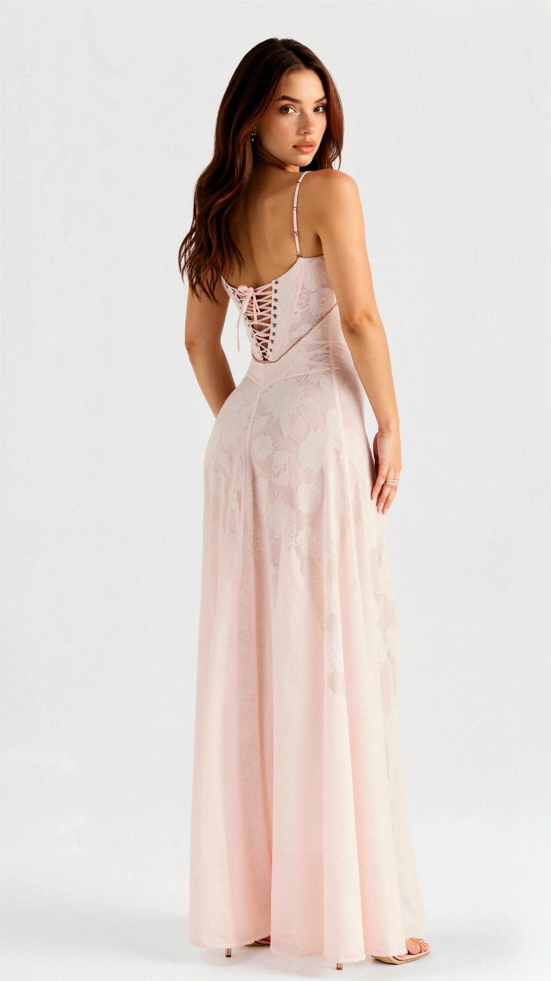 Hannah Floral Transparentes Maxikleid - Image 6