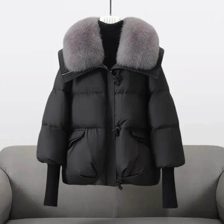 HANNAH | Luxuriöse Winterjacke mit Pelzkragen - Image 3