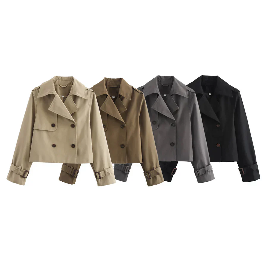 HANNELORE - KURZE TRENCH JACKE - Image 2