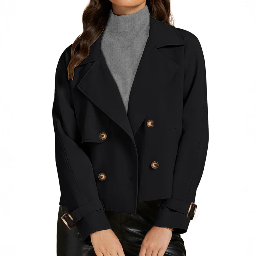 HANNELORE - KURZE TRENCH JACKE - Image 7