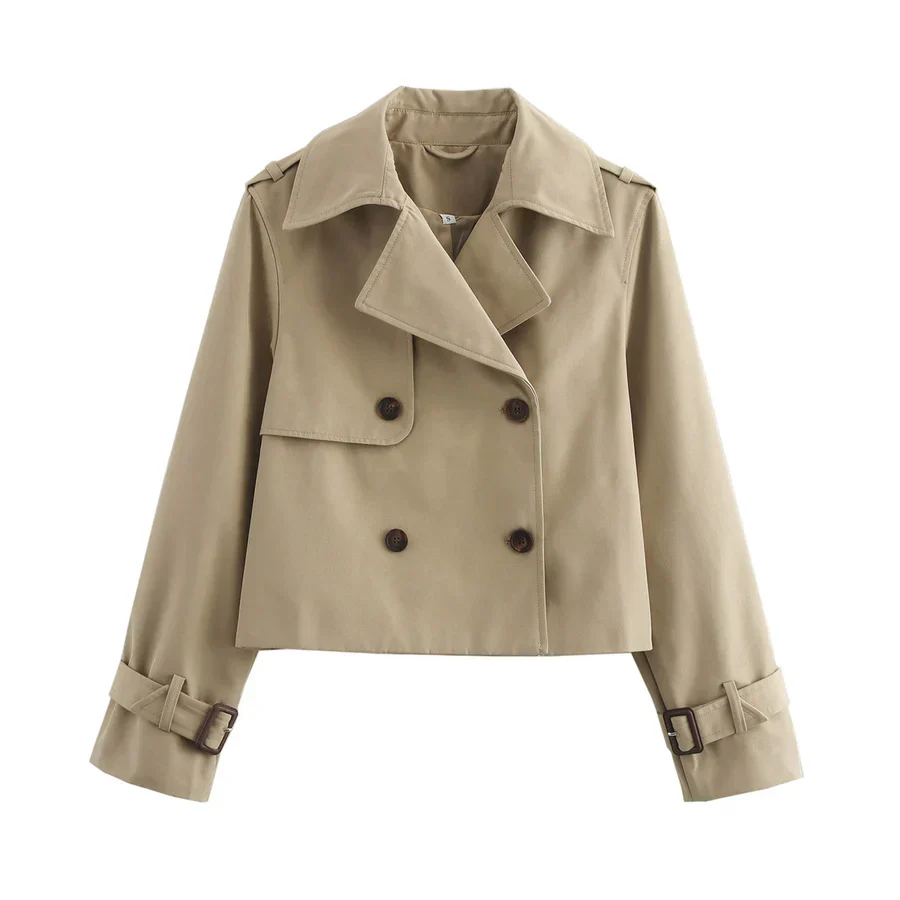 HANNELORE - KURZE TRENCH JACKE - Image 9
