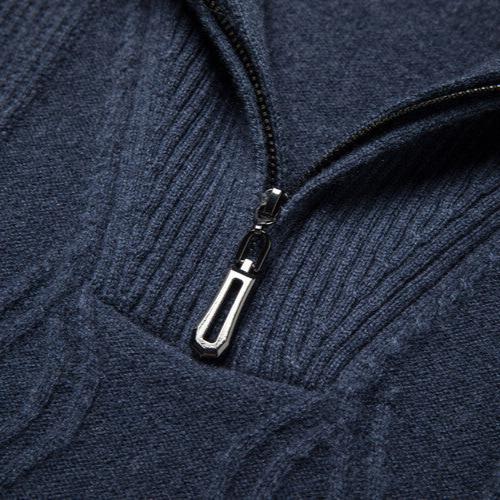 HANS - STRICKPULLOVER AUS WOLLE MIT REISSVERSCHLUSS - Image 8