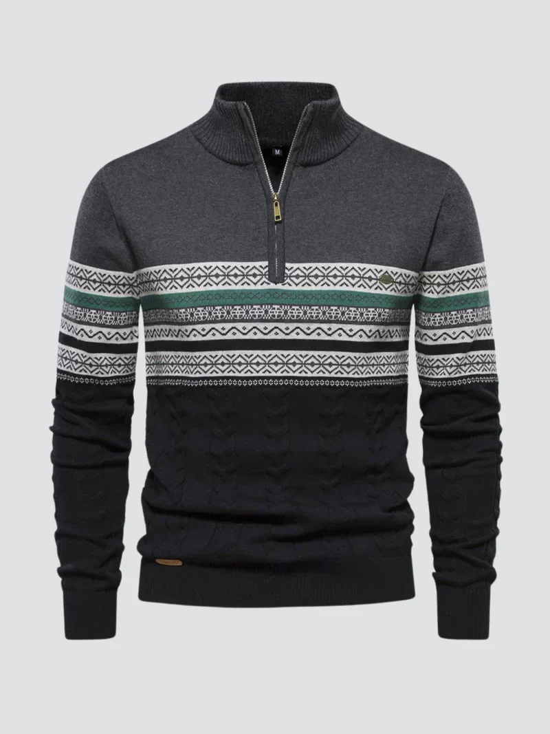 Harrison - pullover mit reißverschluss - Image 3