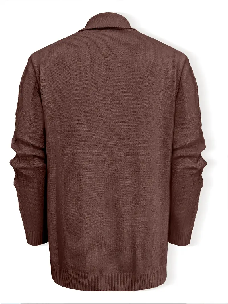 Hatem - Lässiger Strickcardigan Mit Langen Ärmeln - Image 4