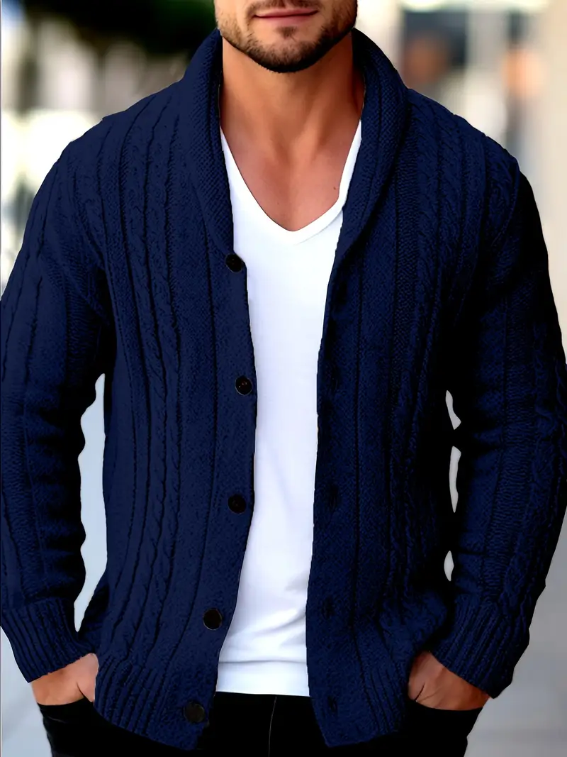 Hatem - Lässiger Strickcardigan Mit Langen Ärmeln - Image 9
