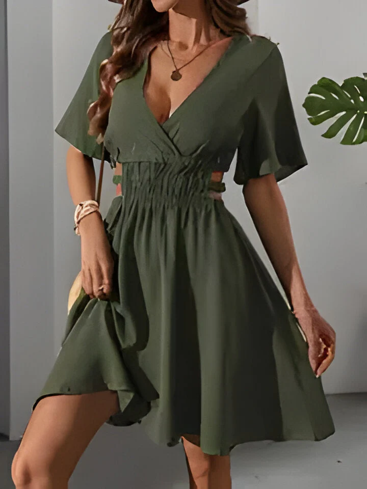 Havannah | Frühling/Sommer Elegantes Kleid mit V-Ausschnitt