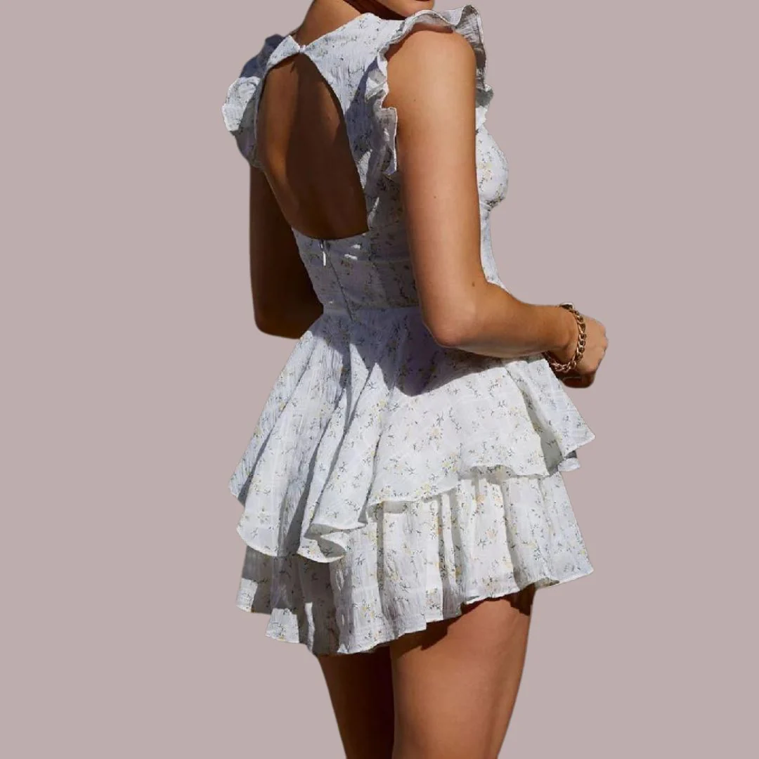 Heidi | Lochstickerei Minikleid - Image 2