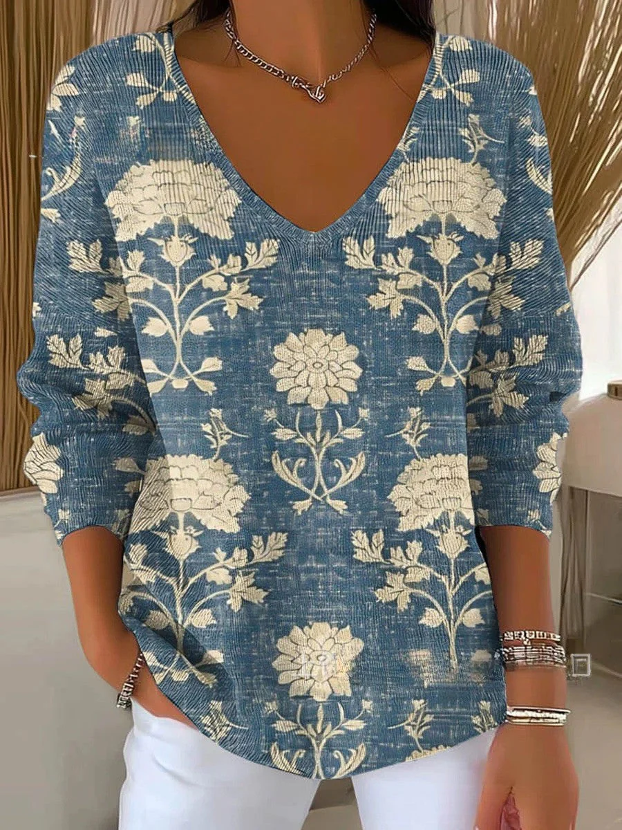 Helena® | Stilvoller Strickpullover mit V-Ausschnitt 20