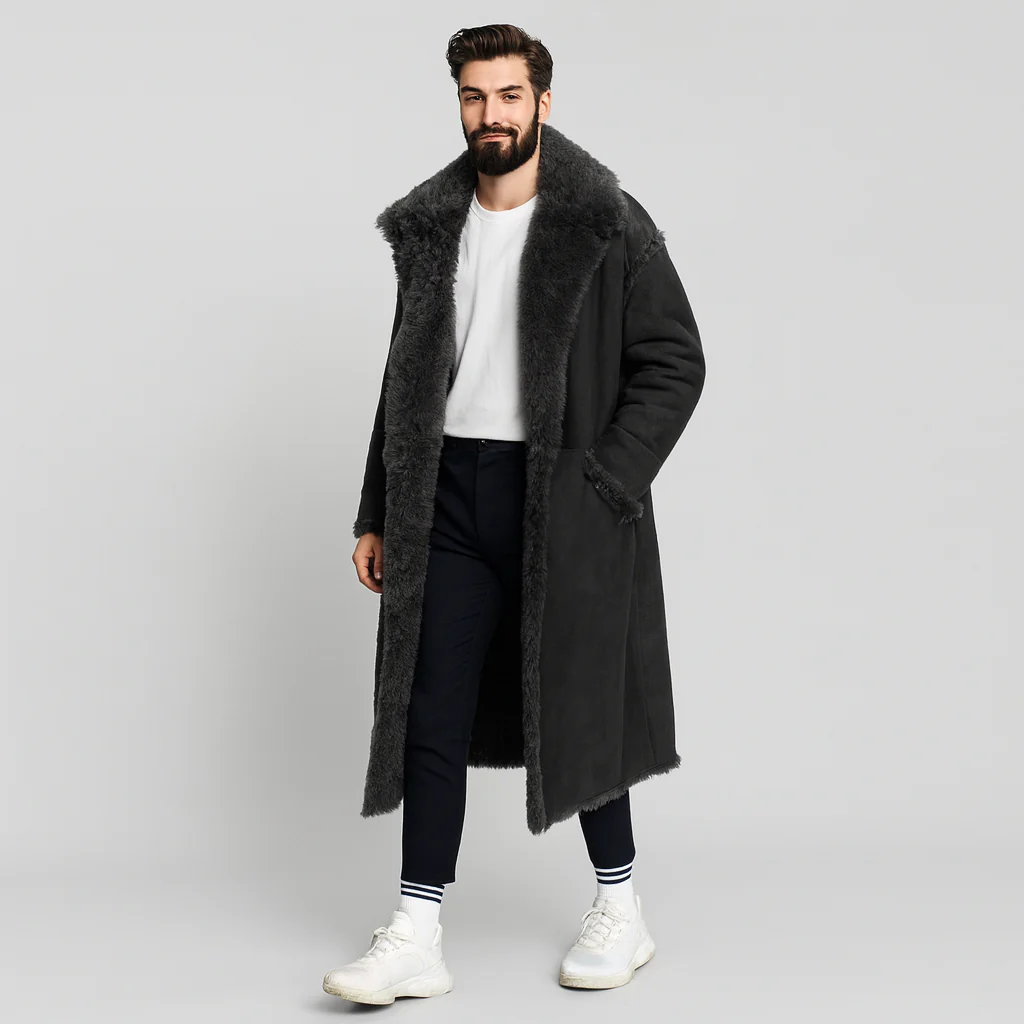 Henrik | Langer Luxus-Wintermantel für Herren - Image 3