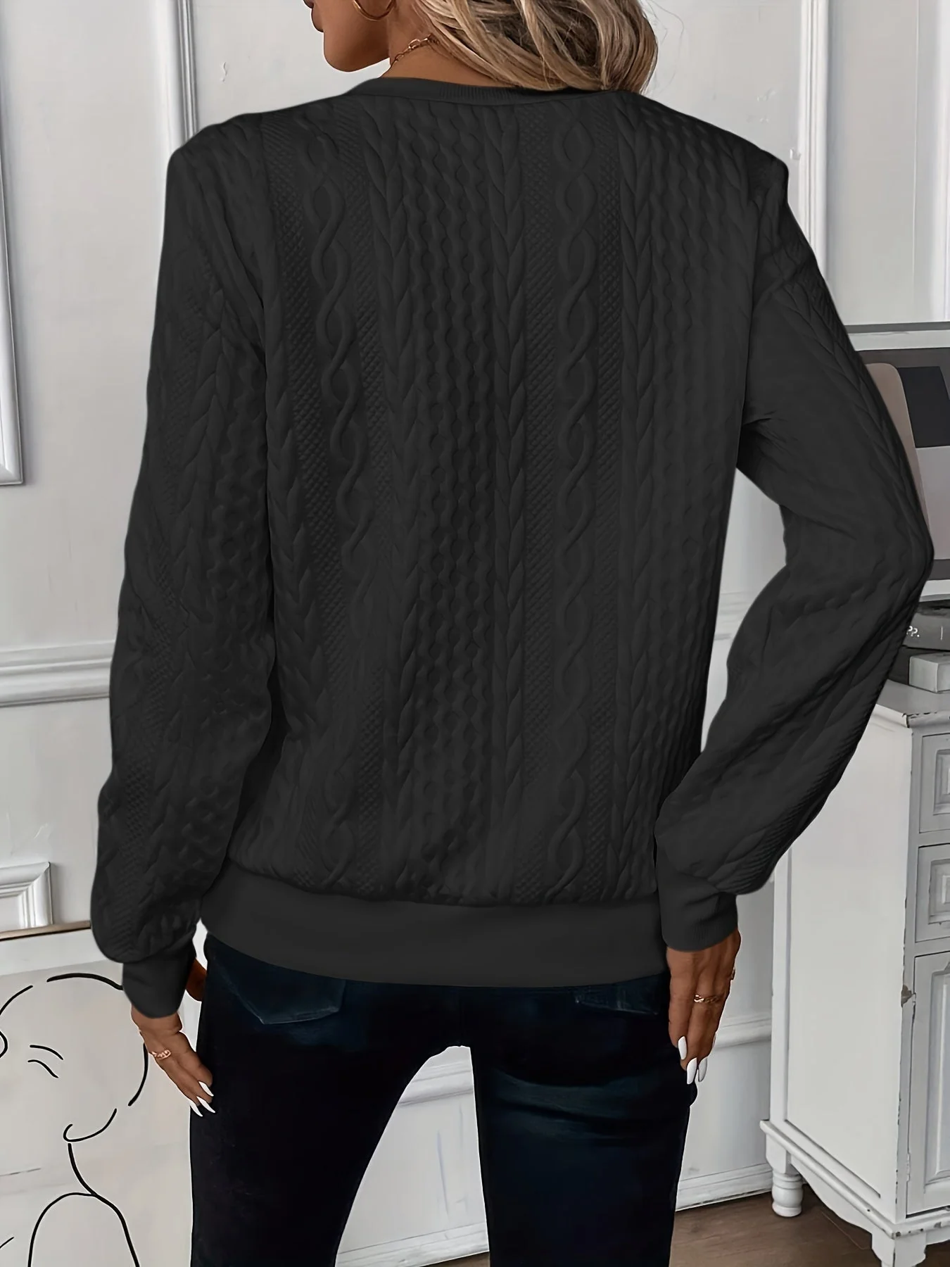 Herald™ - Stilvoller Pullover mit Reißverschluss - Image 2