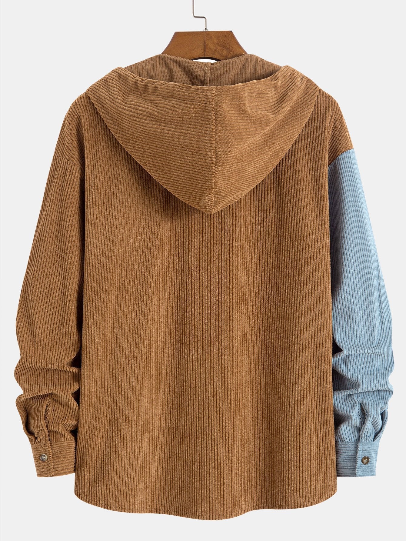 Herk – Set Aus Kapuzenpullover Und Hose Aus Cord Patchwork - Image 2