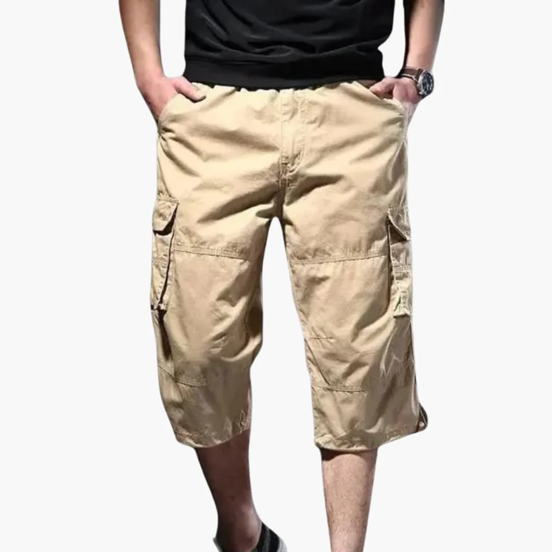 Herren 3/4 Hose mit Taschen aus leichtem Stoff für Sommer - Image 6