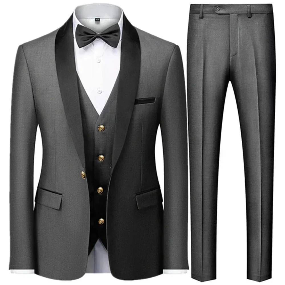 Herren 3-Dreiteiler Hochzeitsgast Anzug | Jacke, Weste und Hose - Image 10