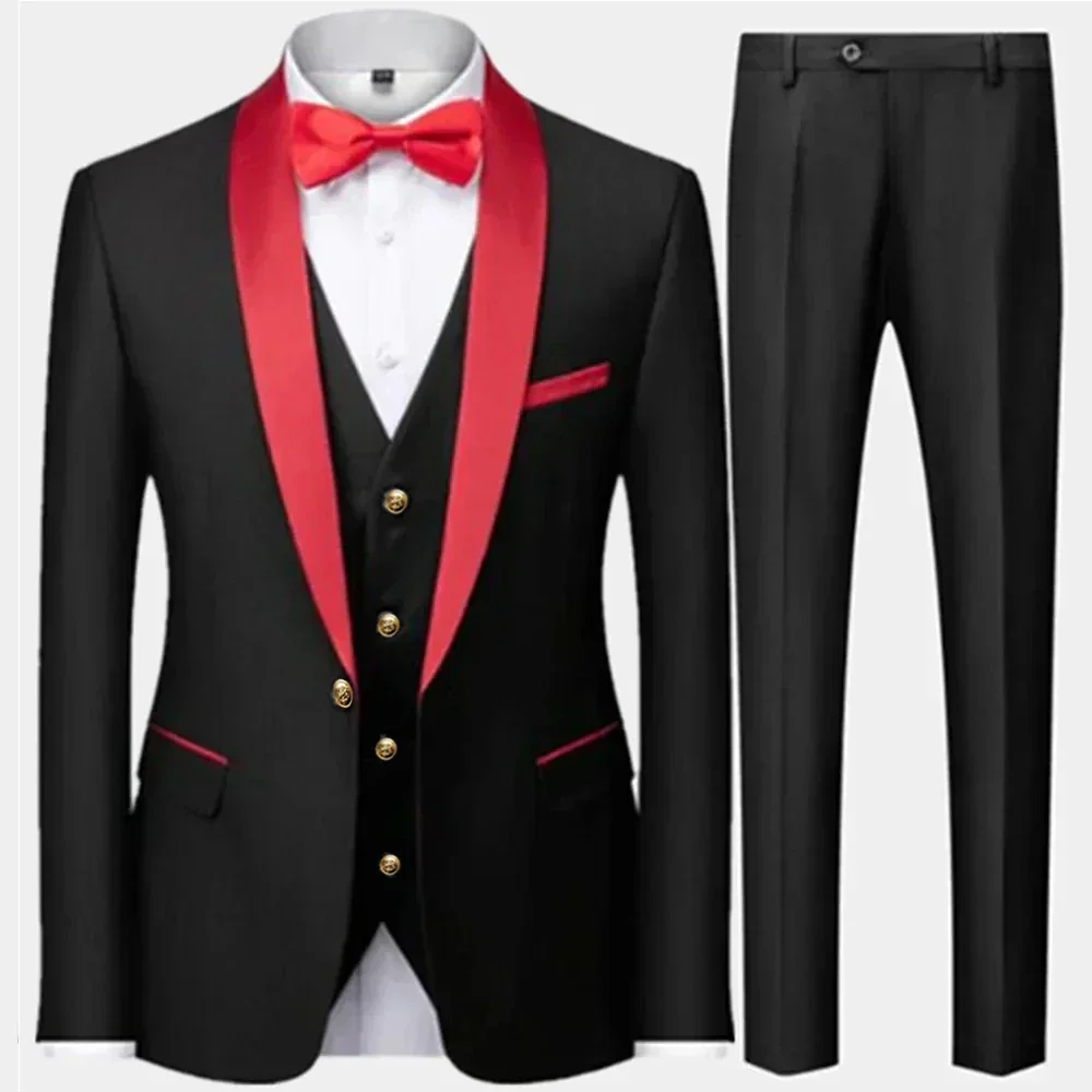 Herren 3-Dreiteiler Hochzeitsgast Anzug | Jacke, Weste und Hose - Image 11