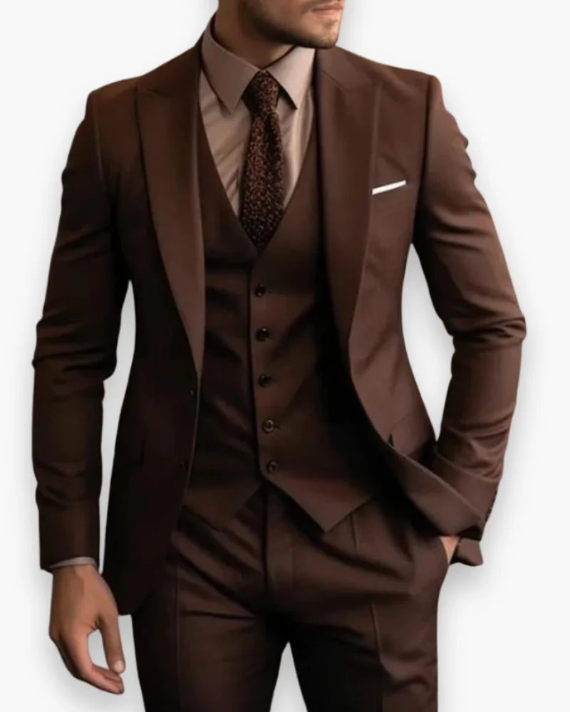 Herren Anzug 3-teilig Slim Fit | Klassisch & Elegant für Hochzeitsgäste - Image 2