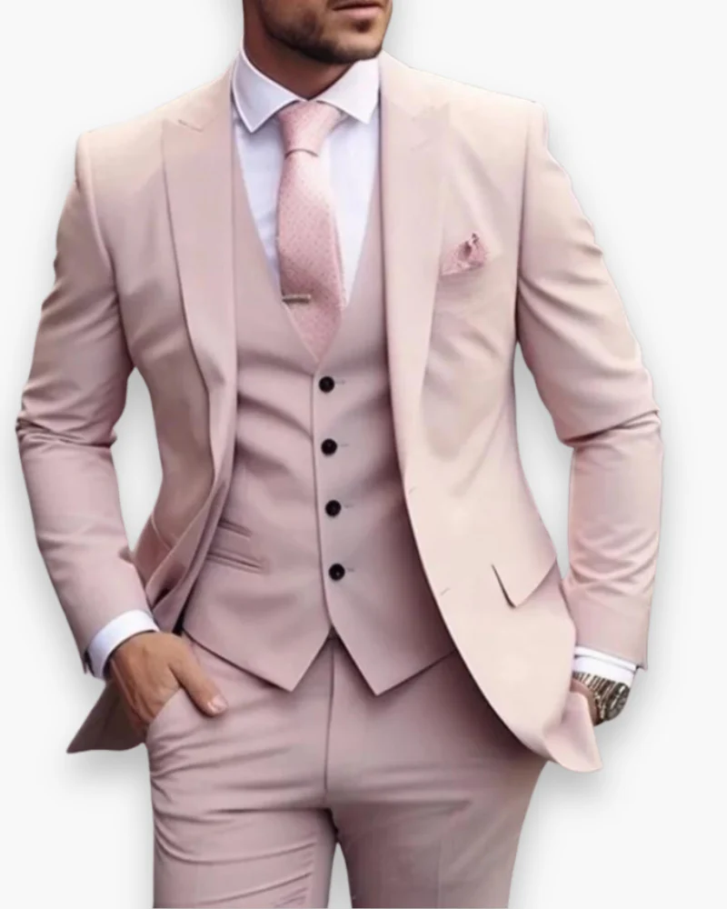Herren Anzug 3-teilig Slim Fit | Klassisch & Elegant für Hochzeitsgäste - Image 6