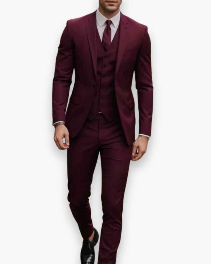 Herren Anzug 3-teilig Slim Fit | Klassisch & Elegant für Hochzeitsgäste - Image 9