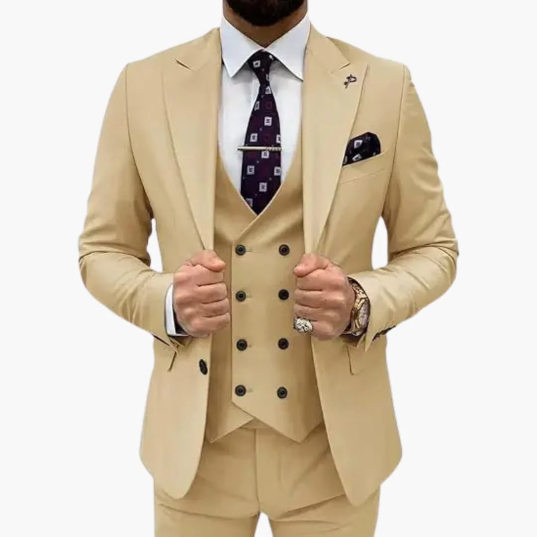 Herren Anzug dreiteilig mit Slim Fit für jede Saison - Image 5